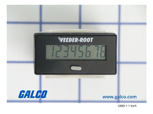 VEEDER ROOT LCD TOTALIZER SELF POWERED