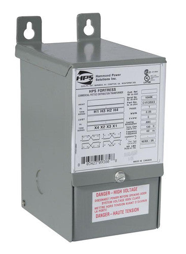 HAMMOND TRANSFORMER 1PH 1KVA 240X480V 120/240V 60HZ CU
