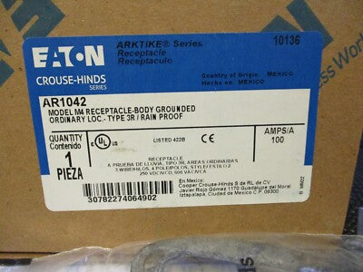 CROUSE HINDS RECEPTACULO 60AMP 4H 4P