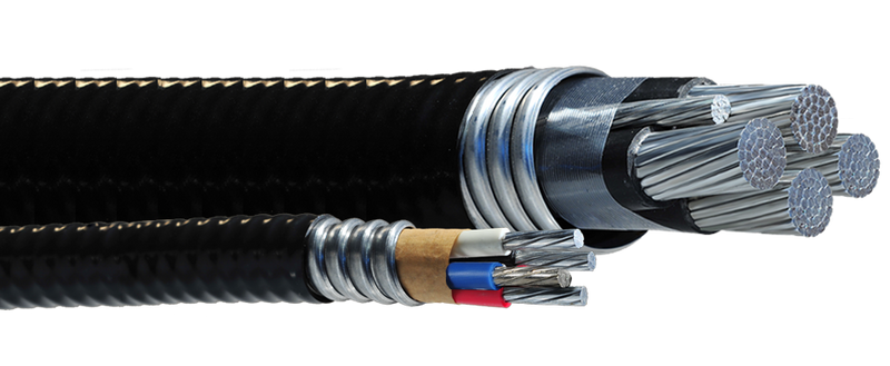 CABLE ALUMINIO MC4 S/CHAQUETA CAL.2 -MC4S/CH2
