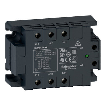FINDER RELE CON 3 CONTACTOS SSR 25A/24 A 660V AC