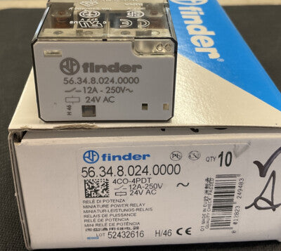 FINDER RELEVADOR DE POTENCIA 3P2T 16A 120VAC