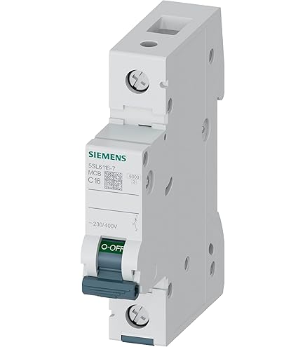 SIEMENS INT TERMOMAG P/RIEL 1P 1A C 6kA 230/400V