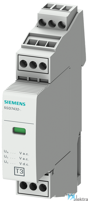 SIEMENS SPD TIPO 3 UN=120 V AC/150 V DC UC=150 V