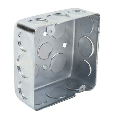 ITSA CAJA CUADRADA 8" GALVANIZADA