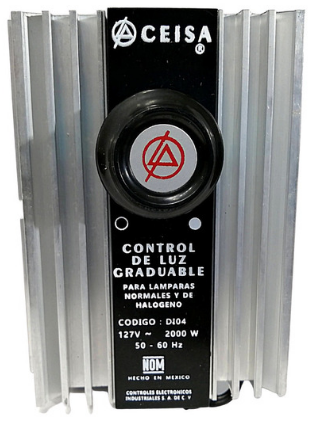 DI05 CONTROL DE LUZ GRADUABLE ROTATIVO 127V 3000W