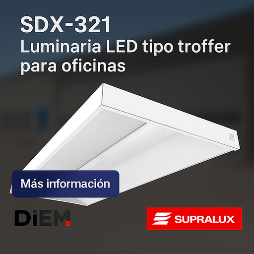 SUPRA LUMINARIA HBL-G2-L21-850MV-DASD-CA