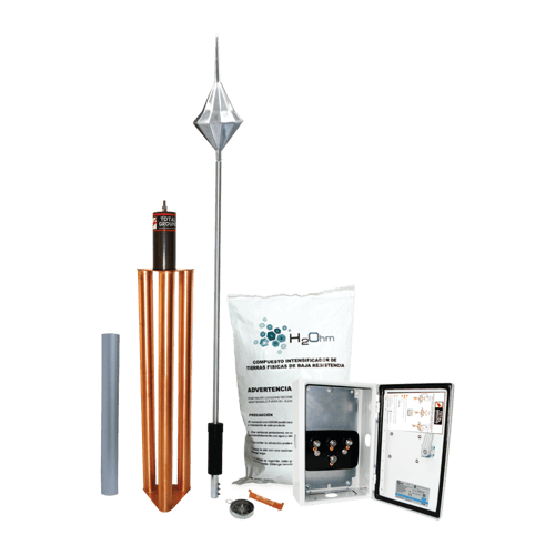 KDA01 KIT PARARRAYOS CON COBERTURA DE 160MTS