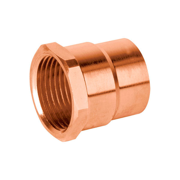 CONECTOR COBRE ROSCA INTERIOR 38mm (1-1/2"")
