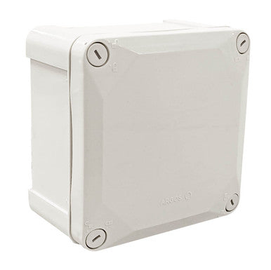 ARGOS CAJA ESTANCA LISA HUESO IP55 TORNILLO 100X100X55 MM