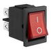 STEREN SWITCH MINIATURA PUSH 125V ROJO