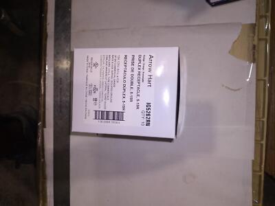 ARROW CONTACTO DUPLEX TIERRA AISLADA 15A 125VAC BCO