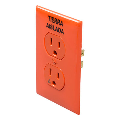ARROW RECEPTACULO DUPLEX IG 15AMP 125V 2P 3H ROJO