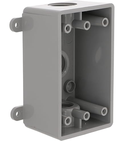 HUBBELL CAJA PISO TAPA Y BASE 4 GANG PROFUNDA