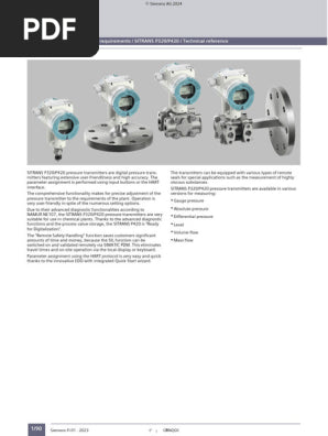 SIEMENS TRANS PRESION P320 HART 4-20MA Z B13+C11+E48