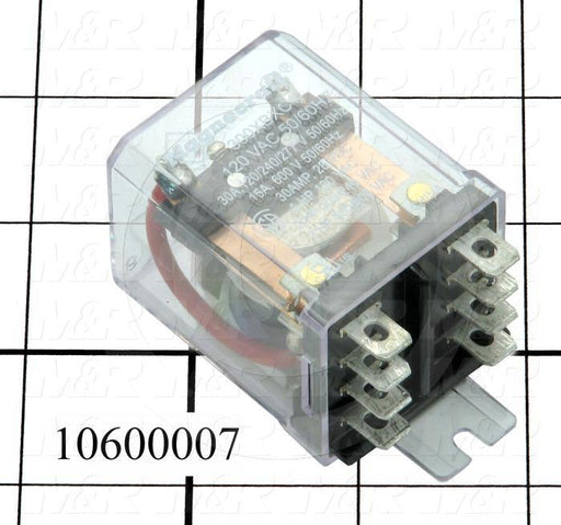 ALLEN-BRADLEY RELEVADOR 10A 2P DPDT 120VCA