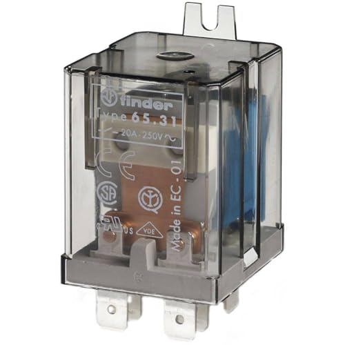 FINDER RELEVADOR DE POTENCIA 30AMP 120VAC 2P2T P/FASTON 250