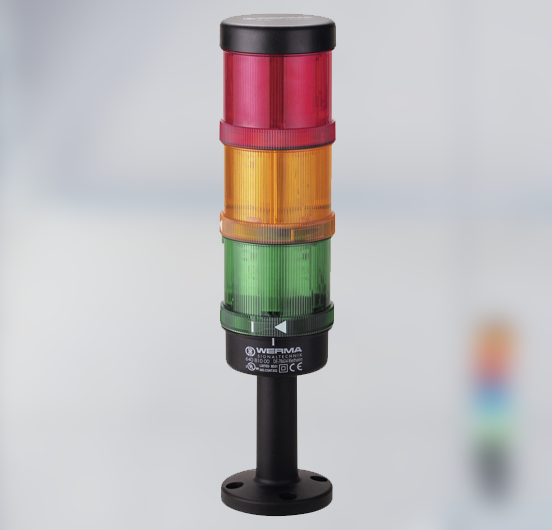 WERMA KOMBISIGN STACK LIGHT PERMANENT GREEN LED 24V AC/DC