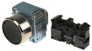 SIEMENS 3SB3 BOTON PULSADOR METAL NEGRO