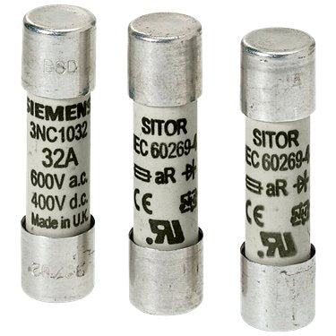 SIEMENS FUSIBLE 10X38 32A aR 600VAC
