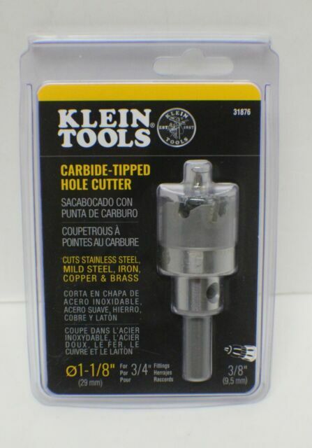 KLEIN JGO 8 SACABOCADOS DE CARBURO