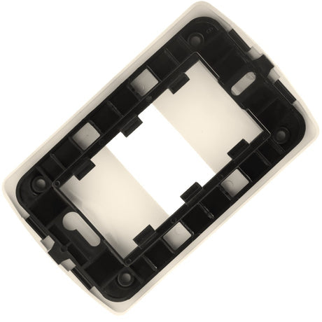 LEVITON PLACA DOS MODULOS TEXTURA PULIDO MARFIL
