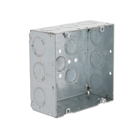 HUBBELL 4SQ BOX WELDED 2-1/8 DEEP 3/4 KO