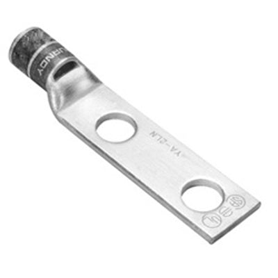 BURNDY ZAPATA 2 BARRANOS 3/8" CAÑON CORTO 8AWG