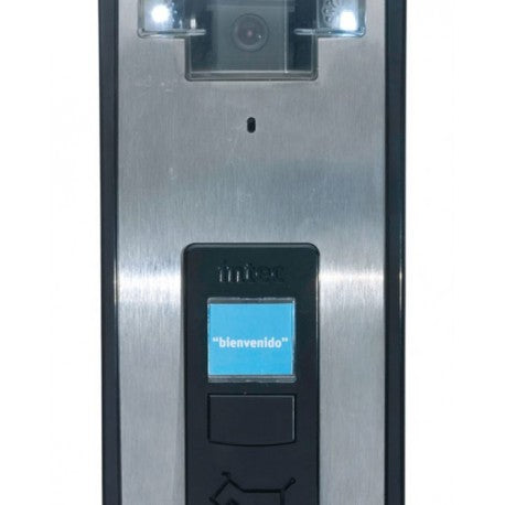 INTEC TELECAMARA A COLOR DE 1 BOTON DISEÑO BOT C/PLACA ACERO INOX