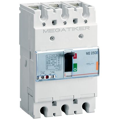 BTI INTERRUPTOR TERMOMAGNÉTICO M2 250B 3P 250 A