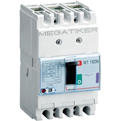 BTI INTERRUPTOR TERMOMAGNÉTICO M1 160N 3P 25A
