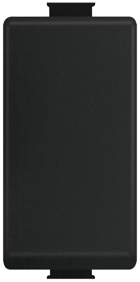 QUINZIÑO MX PULSADOR 10A 127-277V 1 MOD NEGRO MATE