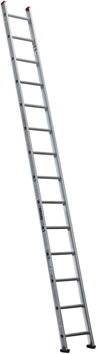 PELDAÑOS ESCALERA RECTA AL DE 14 PELDAÑOS TIPO II 102 KG PROFESIONAL ALUMINIO 4.27M 419214