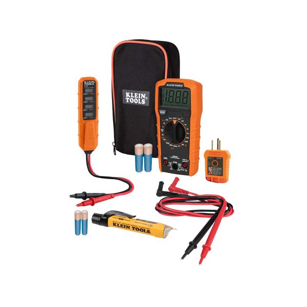 KLEIN KIT DE PRUEBA ELÉCTRICA MULTIM DIG MM320+RT210+ET45+NCVT-3P