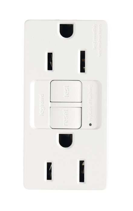 QUINZIÑO GO TOMACORRIENTE DUPLEX ICFT 15A 127VAC 2P+T 3MOD BLANCO