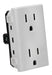 QUINZIÑO GO TOMA CORRIENTE DUPLEX 2P+T CON 2 USB A+C BLANCO 3MOD