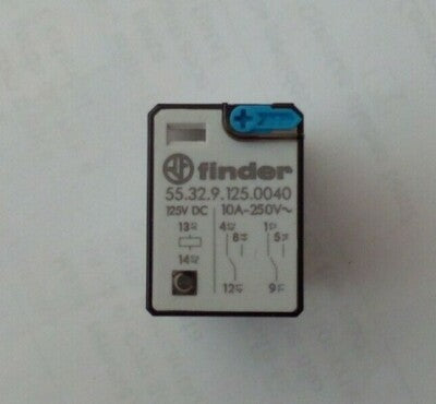 FINDER RELÉ 2CC (125VDC) 10 A