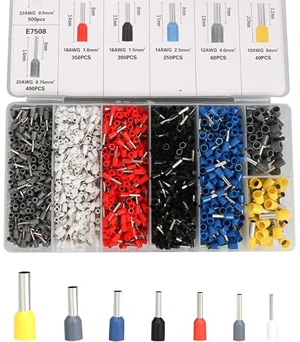 WAGO FERRULES PARA 6 mm² 10AWG C/CAMISA PLASTICA