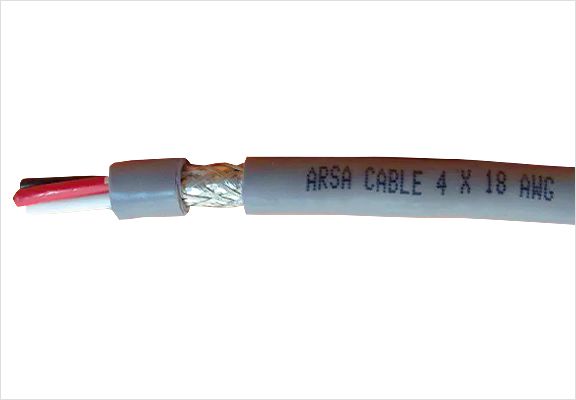 ARSA CABLE ESTAÑADO 18AWG BLANCO METRO