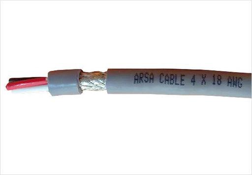 ARSA CABLE ESTAÑADO 18AWG BLANCO METRO