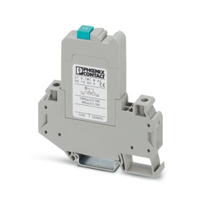 PHOENIX INTERRUPTOR TERMOMAGNÉTICO 1P PARA MONTAJE SOBRE CARRIL S