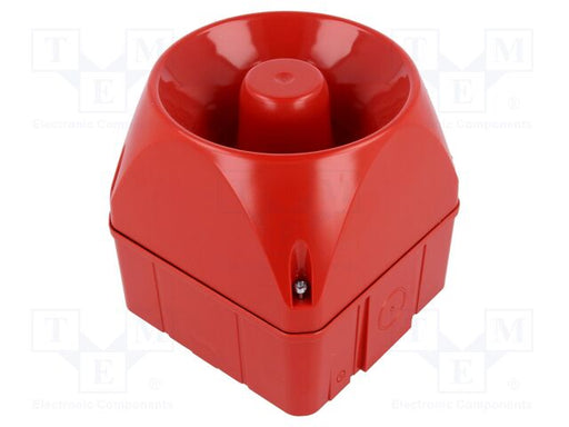 ASM IND. MULTITONO DE 32 TONOS BASE ROJA 24-48V AC/DC 113DB TAMAÑ