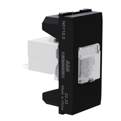 ORIGEN TOMA COMPUTO 8H RJ45 CAT 5 NEGRO