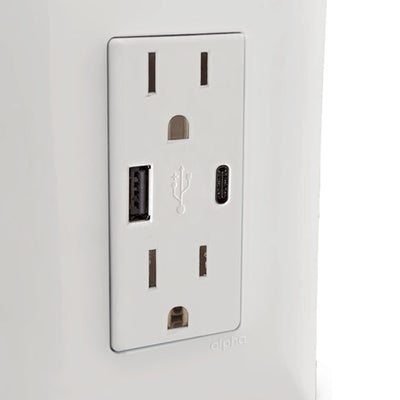 ESTEVEZ TOMA CARGADOR USB-A + USB-C BLACK