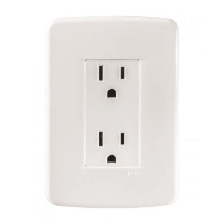 ESTEVEZ CONTACTO DUPLEX ECONO. 2P + T C/PLACA BLANCA