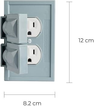 ESTEVEZ CONTACTO DUPLEX 2P + T P/INTERPERIE CON PLACA ALUMINIO