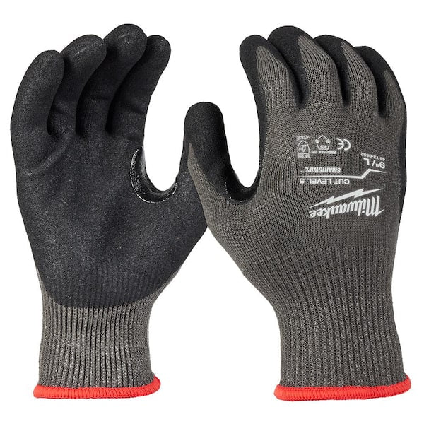 MILWAUKEE GUANTES ANTICORTE NIVEL 5 BAÑADOS EN NITRILO M