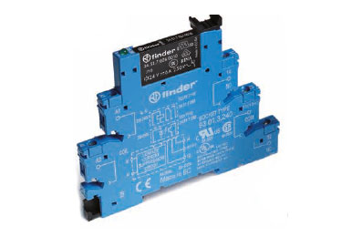 FINDER INT. MODULAR CON RELÉ (24VDC) 1CC 16A