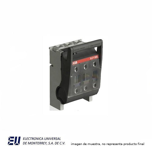 ABB SECCIONADOR PORTAFUSIBLE XLP000 PARA FUSIBLE EUROPEO TAMAÑO 000 TIPO DIN43620 MAXIMO 100A/690 V MONTAJE EN PLATINA / RIEL DIN
