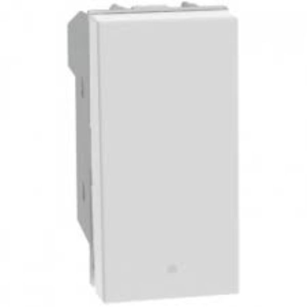 QUINZIÑO MX INTERRUPTOR SENCILLO 16A 127-277V 1MOD NEGRO MATE
